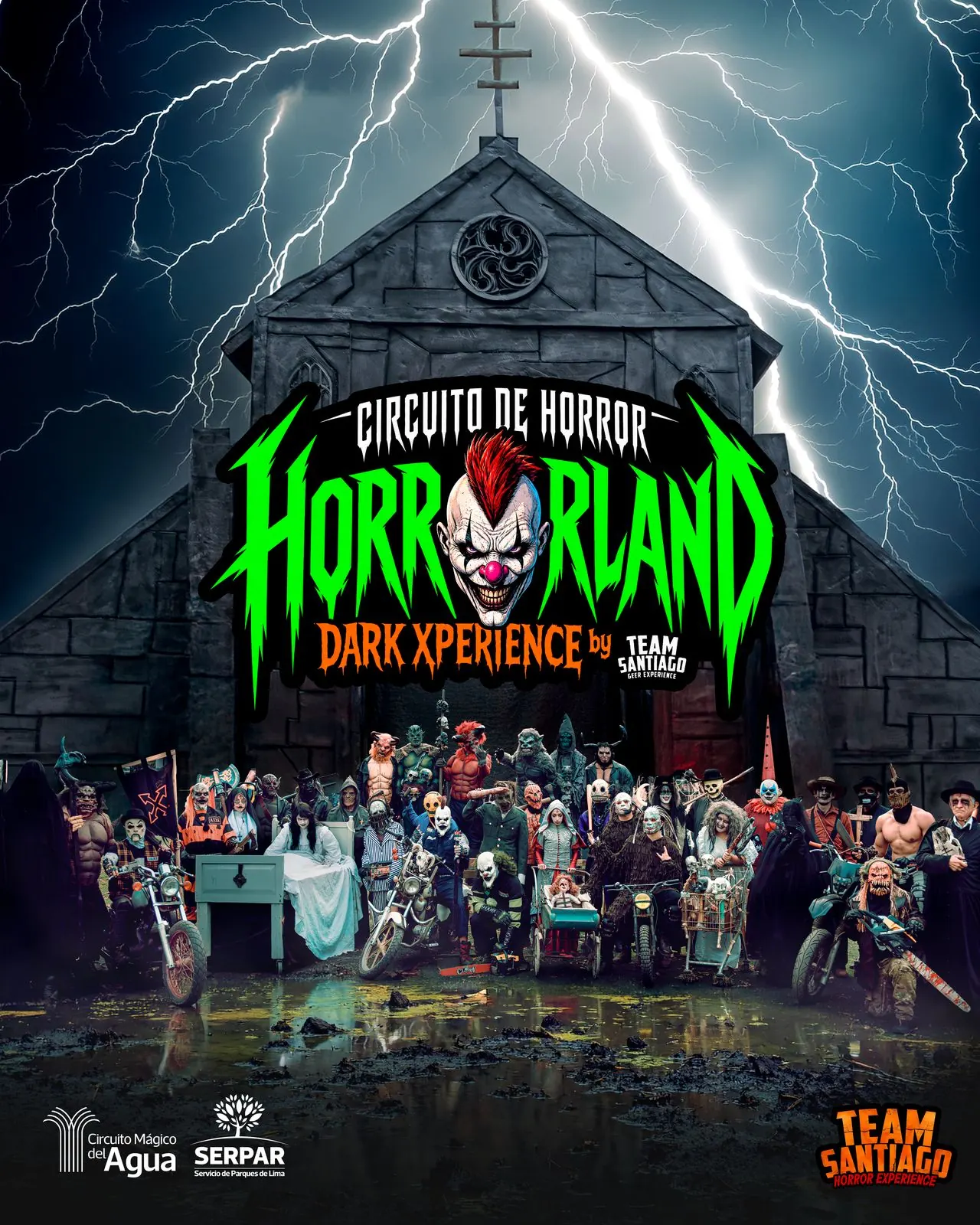 Póster Horrorland con la capilla
